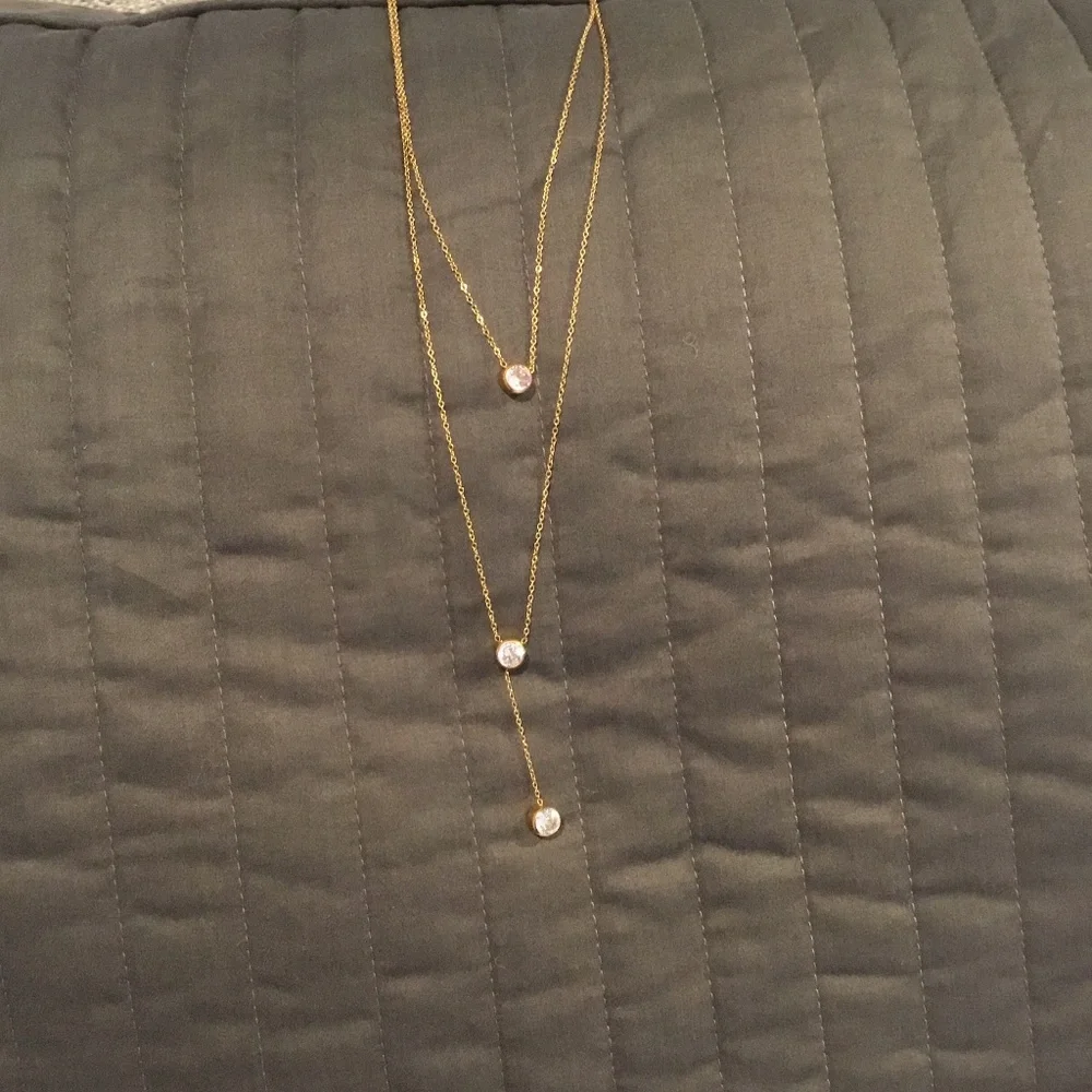 Liv Oliver 18K Plated 2.75 ct. tw. CZ Necklace - Picture 3 of 6